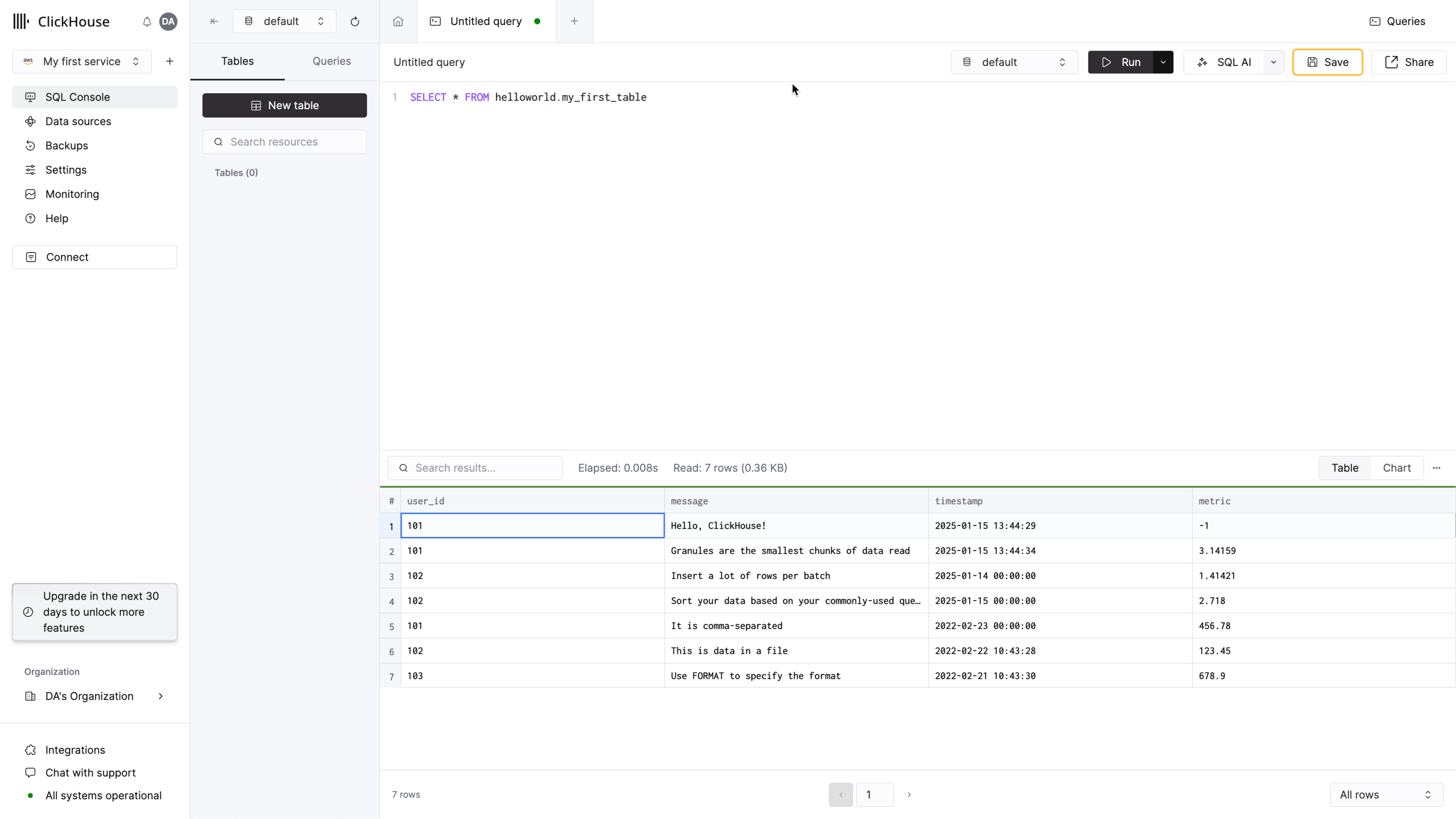 Новые строки из CSV-файла